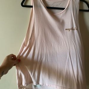 Pilates Plus ‘Megababe’ Muscle Tee EUC